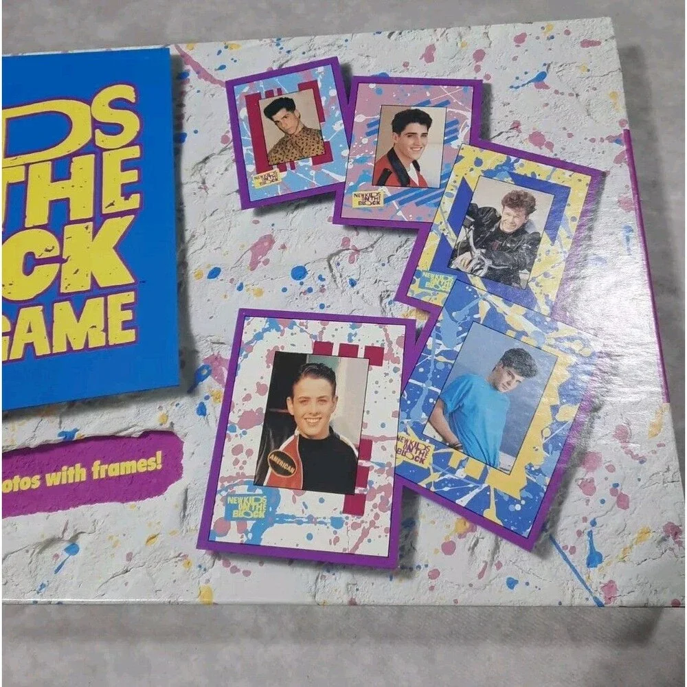 New Kids On The Block Vintage Milton Bradley Board Game - Cards Not Punched Out